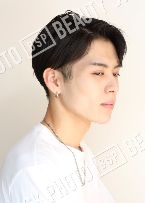 七三アップバングショート-2