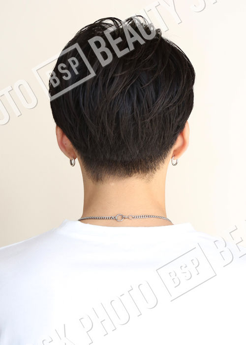 七三アップバングショート-3